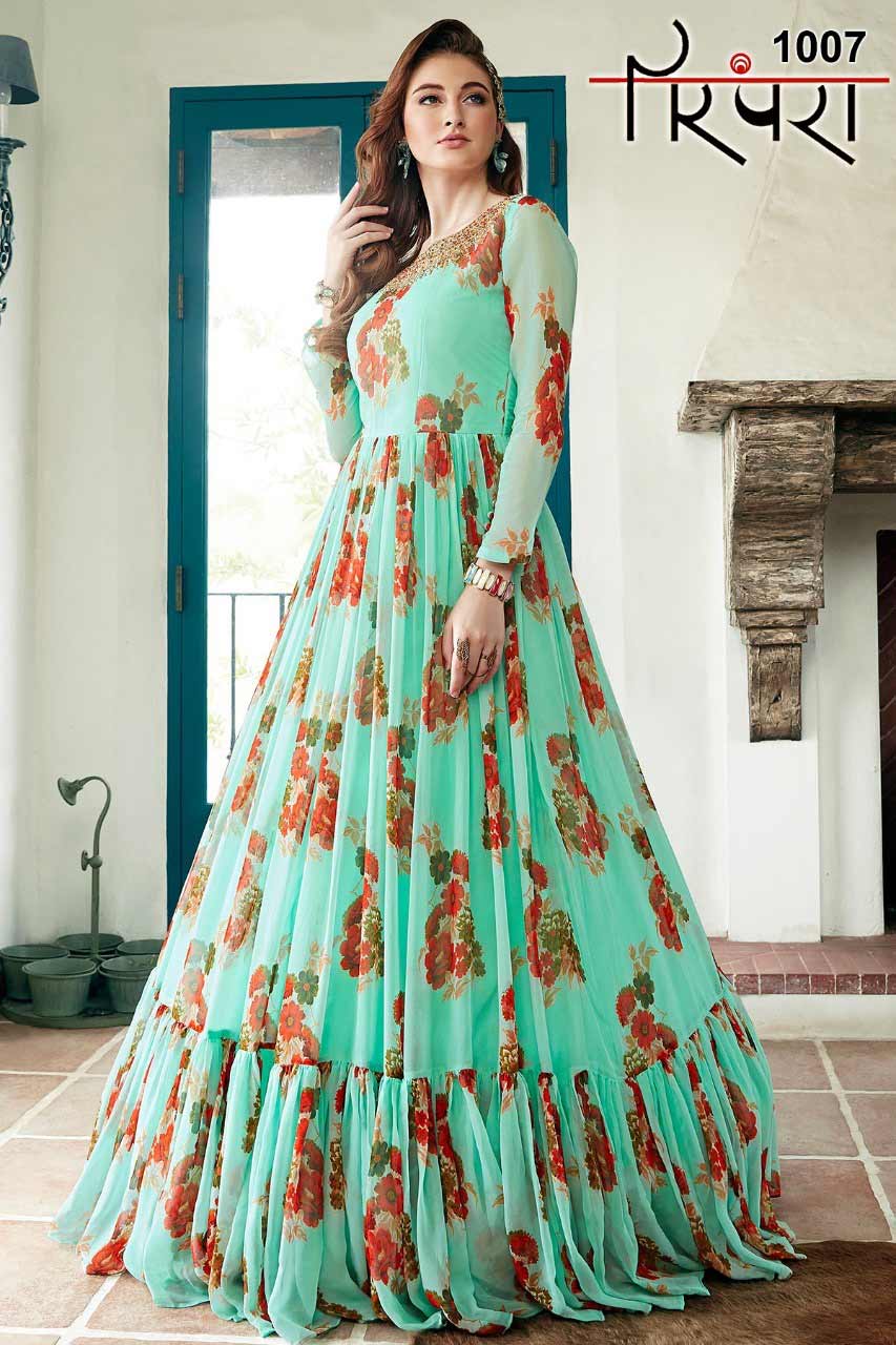 Parampara Vol-2 Crop Top Wholesale Gown Parampara Vol-2 Crop Top Wholesale Gown
